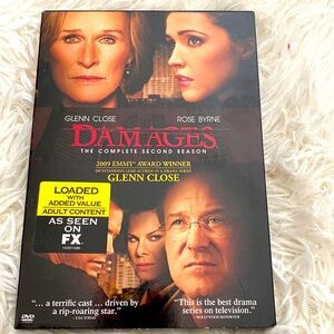 DAMAGES SEASON 2 DVD 3 DISC SET Glenn Close Rose Byrne William Hurt GUC
